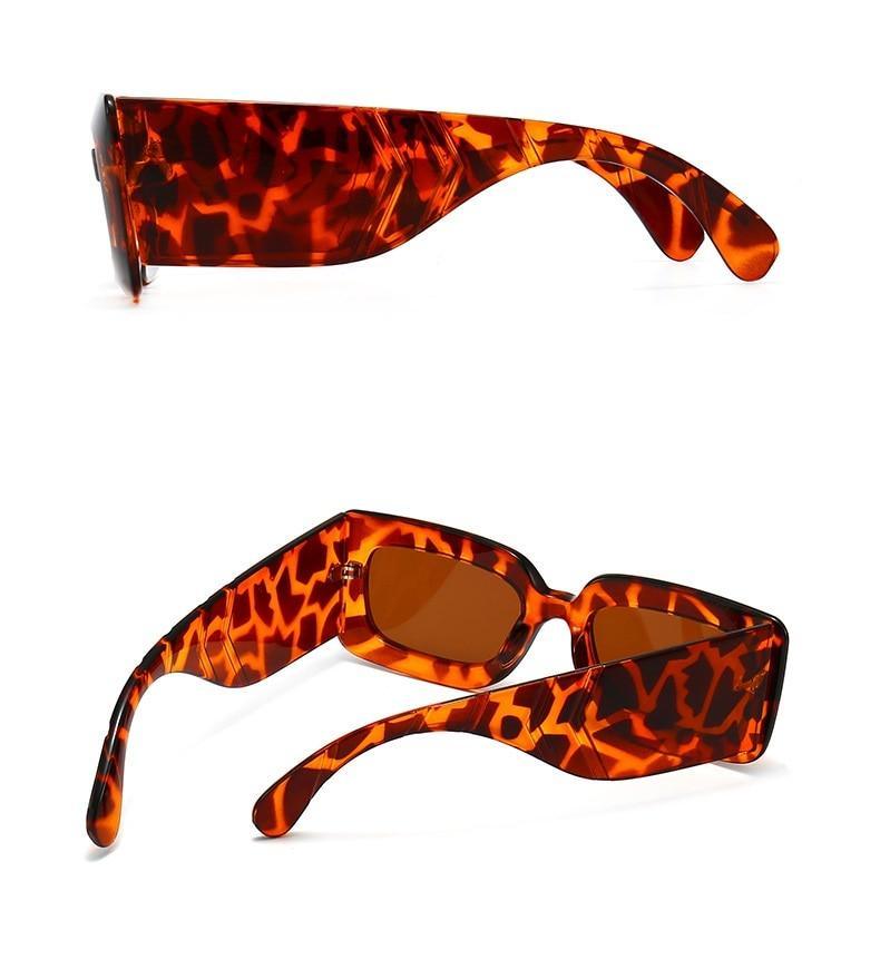 Classic Oversized Square Sunglasses w/UV400