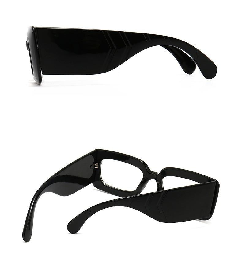 Classic Oversized Square Sunglasses w/UV400