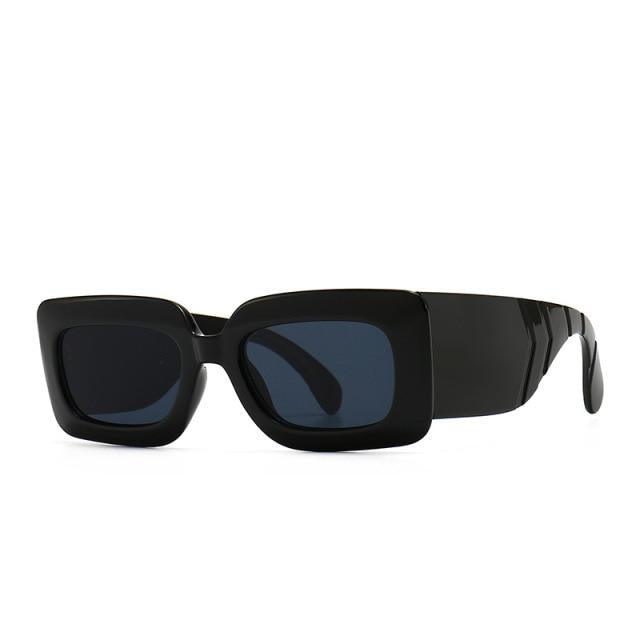 Classic Oversized Square Sunglasses w/UV400