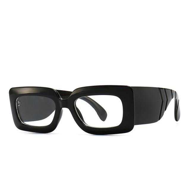 Classic Oversized Square Sunglasses w/UV400