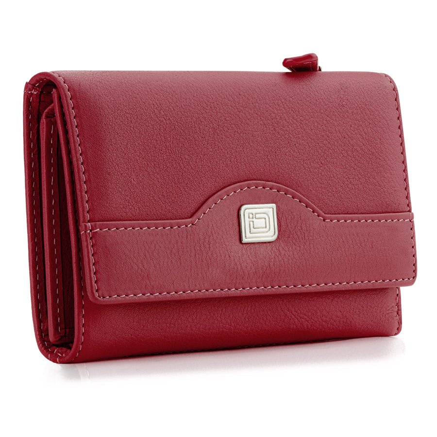 RFID Blocking Leather Trifold Wallet