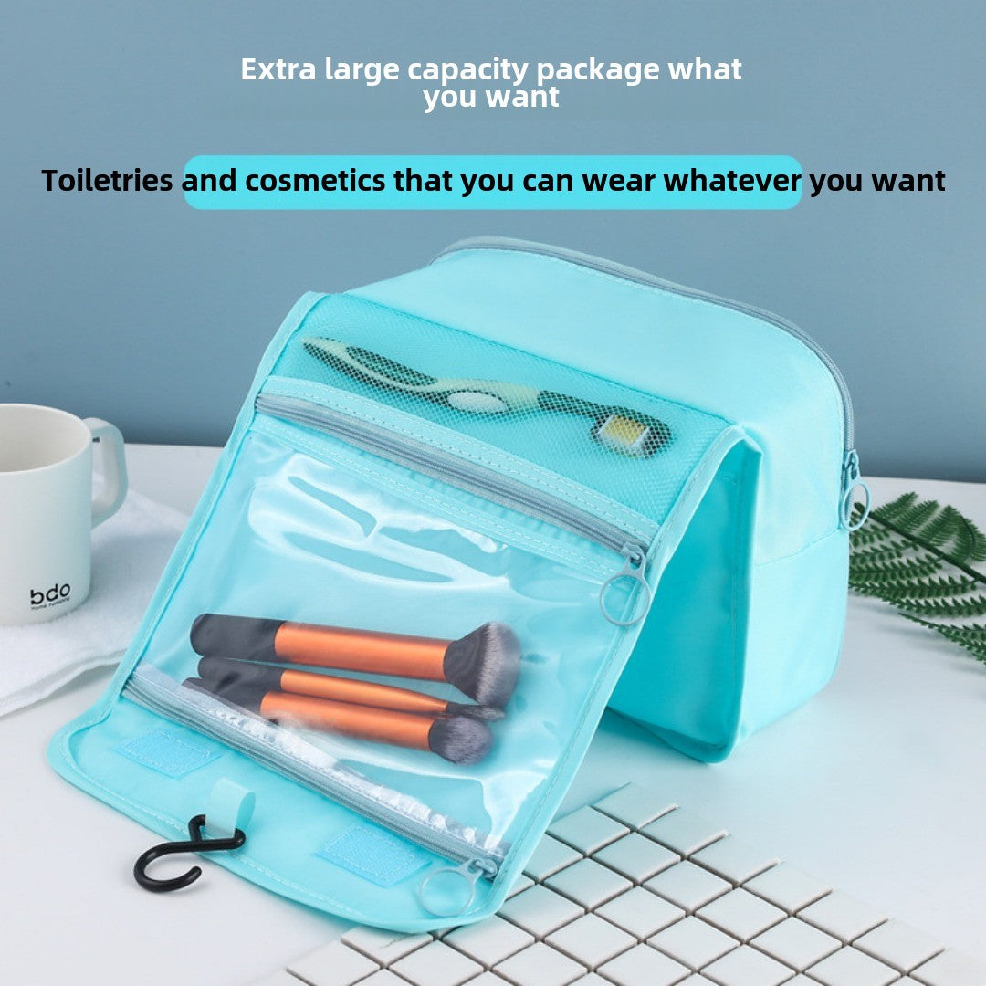 Wet and Dry Separation Hanging Toiletry Bag
