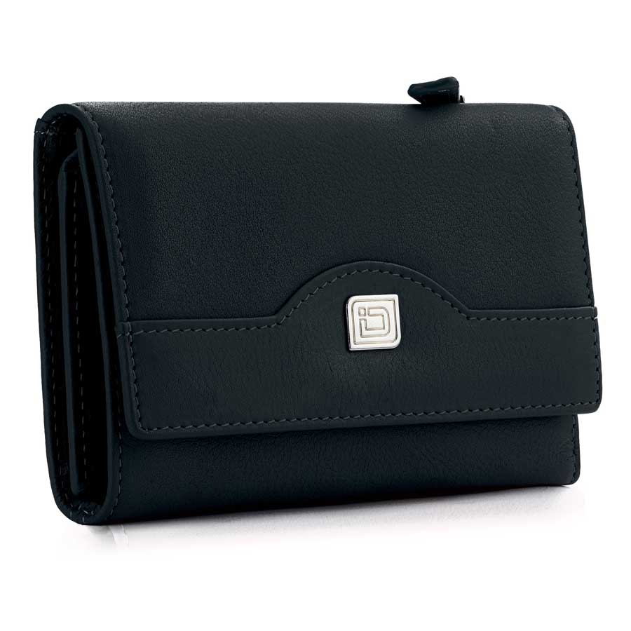 RFID Blocking Leather Trifold Wallet