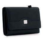 RFID Blocking Leather Trifold Wallet
